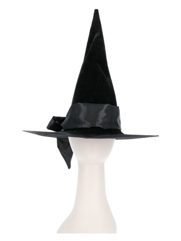 Deluxe Witch hat, Black - Adult Weekender