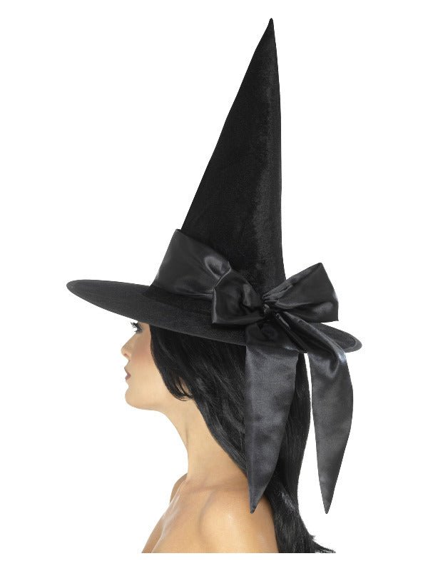 Deluxe Witch hat, Black - Adult Weekender