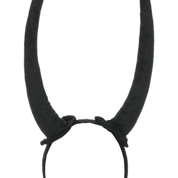 Demon Horns Headband, Black - Adult Weekender