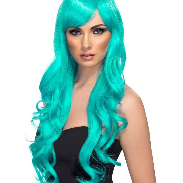 Desire Wig, Aqua - Adult Weekender