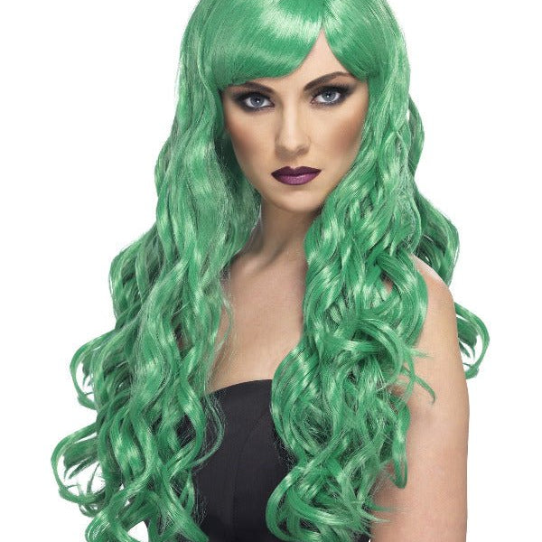 Desire Wig, Green - Adult Weekender