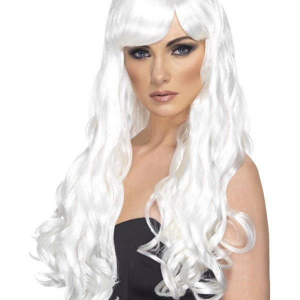 Desire Wig, White - Adult Weekender