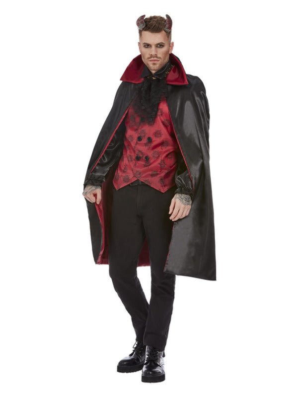 Devil Costume, Red &amp; Black - Adult Weekender