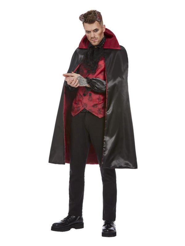 Devil Costume, Red &amp; Black - Adult Weekender