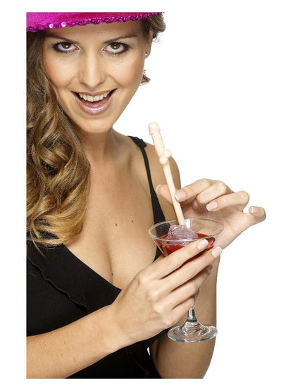 Dicky Sipping Reusable Straws, Pink - Adult Weekender