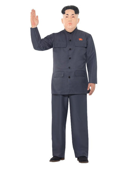 Dictator Costume, Grey - Adult Weekender