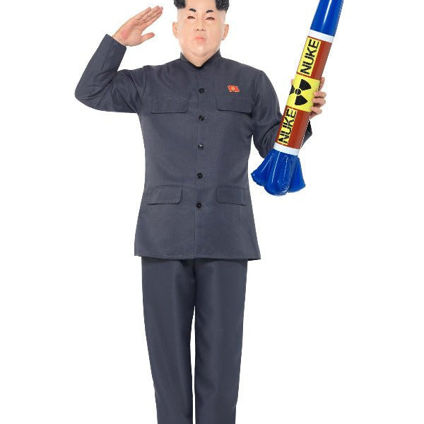 Dictator Costume, Grey - Adult Weekender