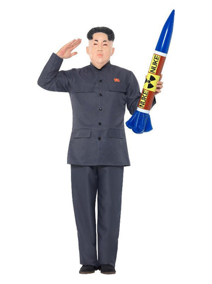 Dictator Costume, Grey - Adult Weekender