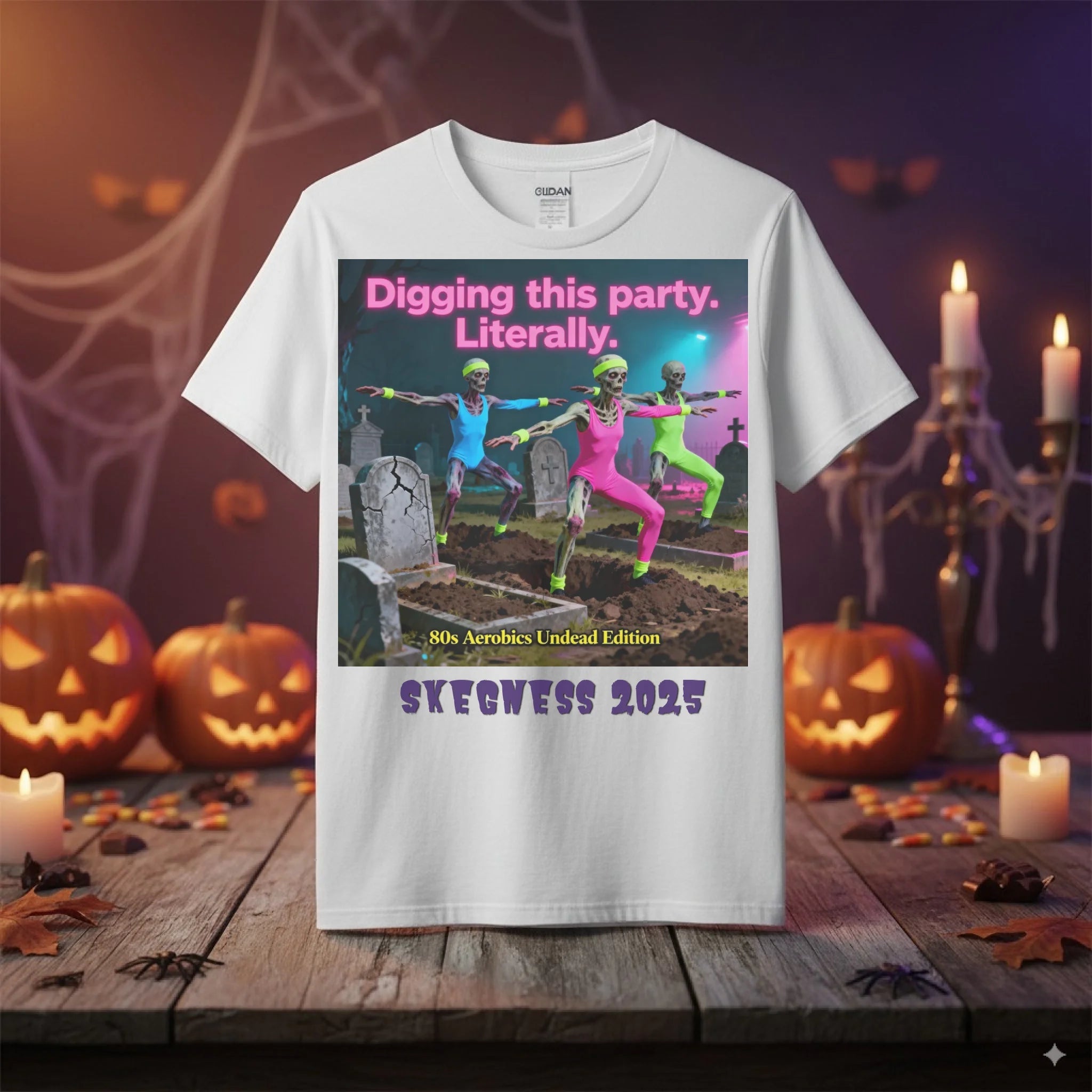Digging this party - Adult Weekender Unisex Heavy T-Shirt - Stags, Hens, Birthdays Halloween - Adult Weekender
