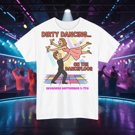 Dirty Dancing - Adult Weekender Front and Back Personalised Unisex Heavy T-Shirt 80s - Adult Weekender