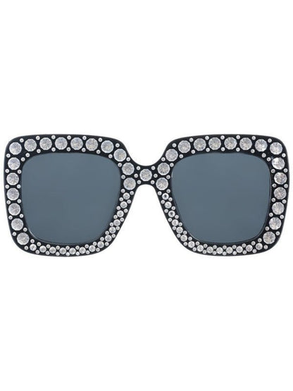 Disco Jewelled Specs, Black - Adult Weekender