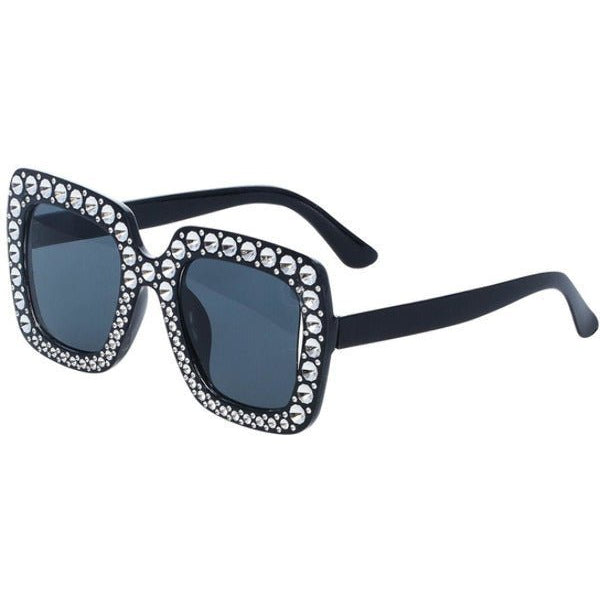 Disco Jewelled Specs, Black - Adult Weekender
