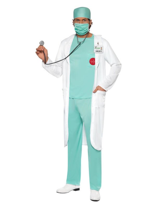 Doctor Costume, Green - Adult Weekender