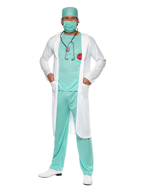 Doctor Costume, Green - Adult Weekender