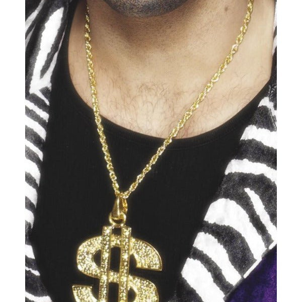 Dollar Sign Medallion, Gold - Adult Weekender