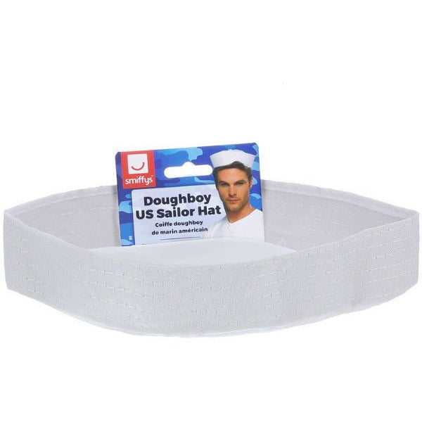 Doughboy US Sailor Hat, White - Adult Weekender