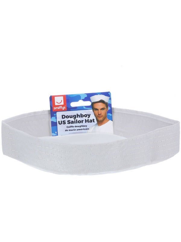 Doughboy US Sailor Hat, White - Adult Weekender