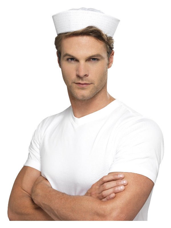 Doughboy US Sailor Hat, White - Adult Weekender