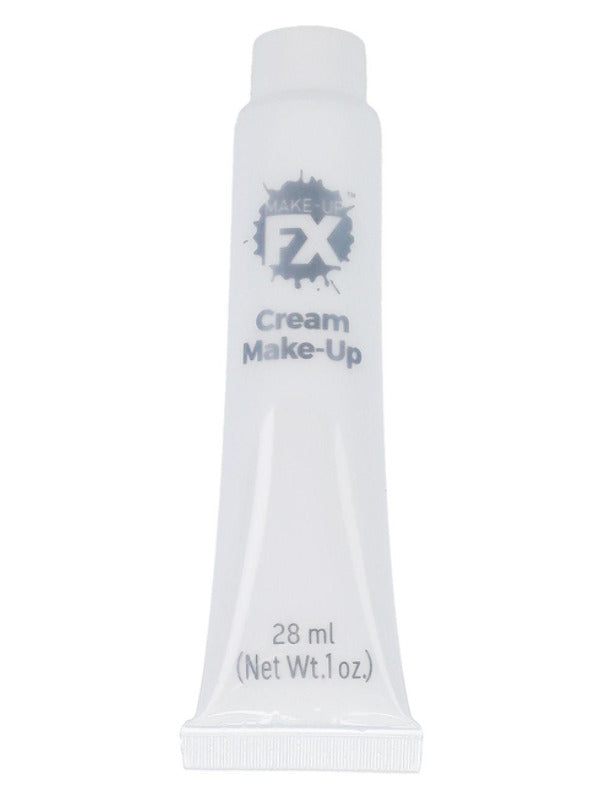 Smiffys Make-Up FX, Aqua Cream Make-Up, White
