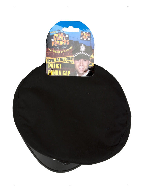 Police Panda Cap, Black