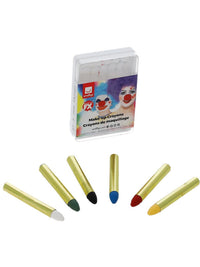 Smiffys Make-Up FX, Carnival Face/Body Crayons,