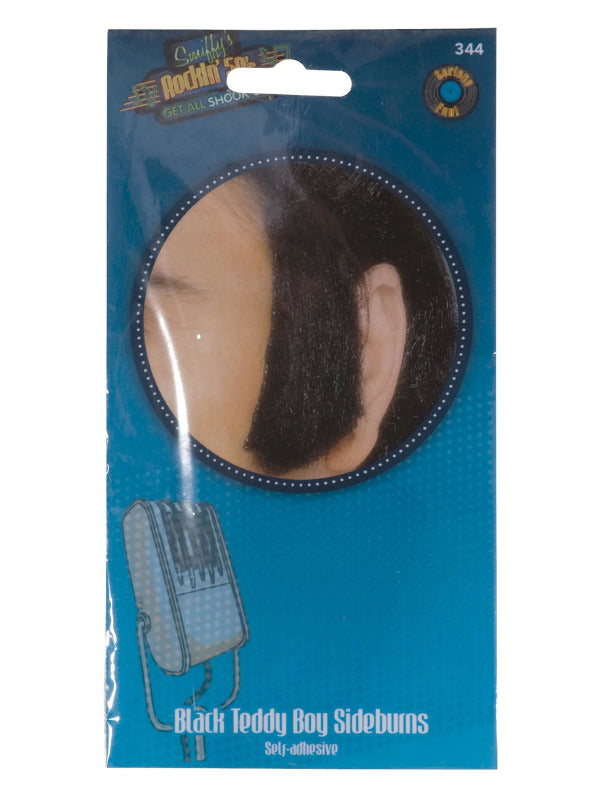 Teddy Boy Sideburns, Black