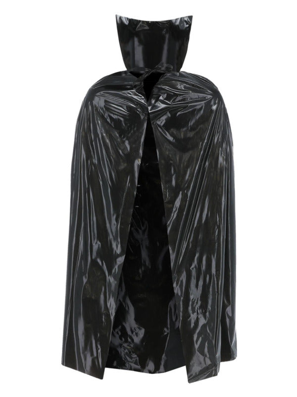 PVC Vampire Cape, Black
