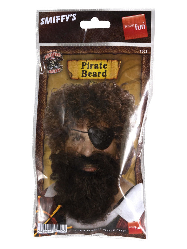 Deluxe Pirate Beard, Brown