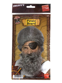 Deluxe Pirate Beard, Light Grey