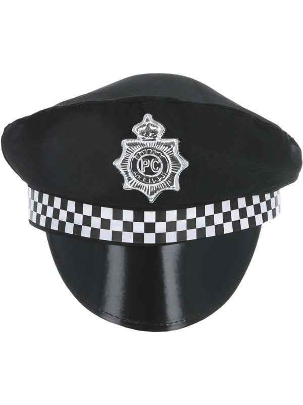 Police Panda Cap, Black