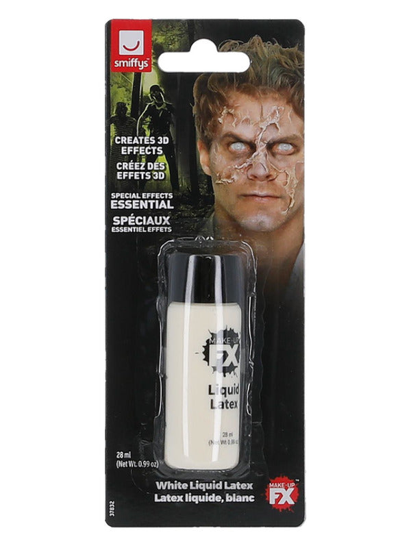 Smiffys Make-Up FX, Liquid Latex, 1 oz, White