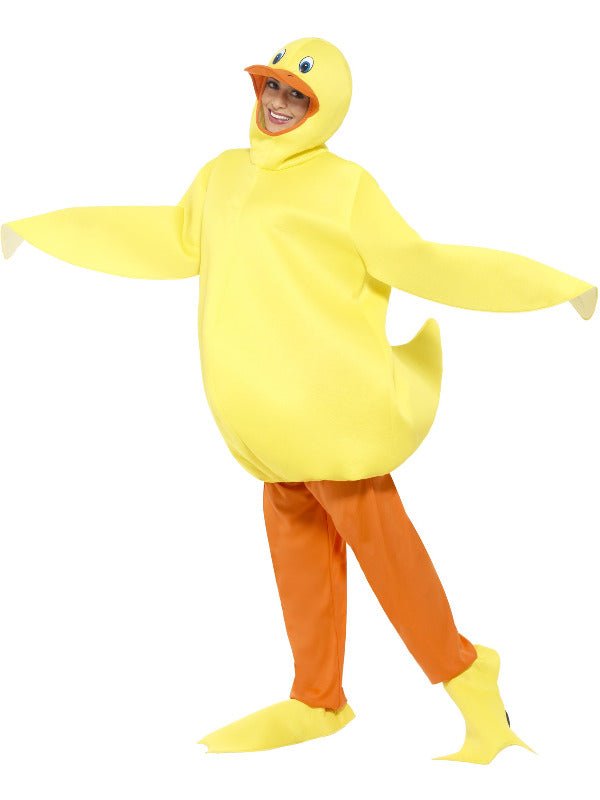 Duck Costume, with Bodysuit, Trousers, Yellow - Adult Weekender