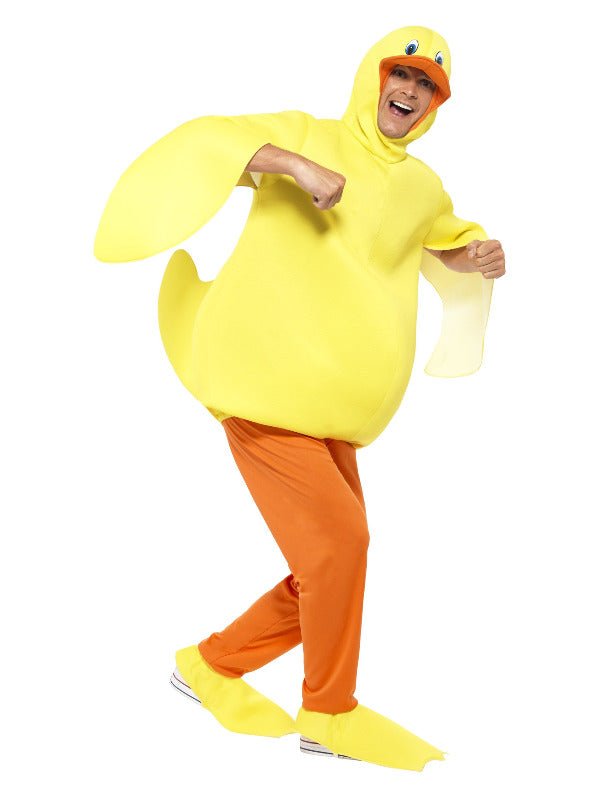 Duck Costume, with Bodysuit, Trousers, Yellow - Adult Weekender