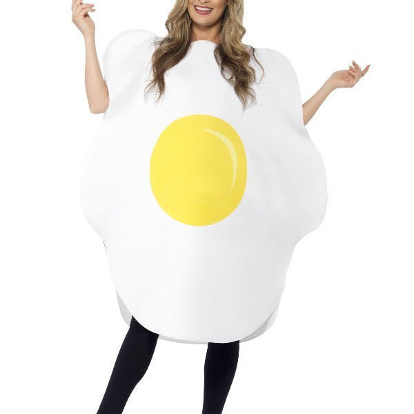 Egg Costume, White - Adult Weekender