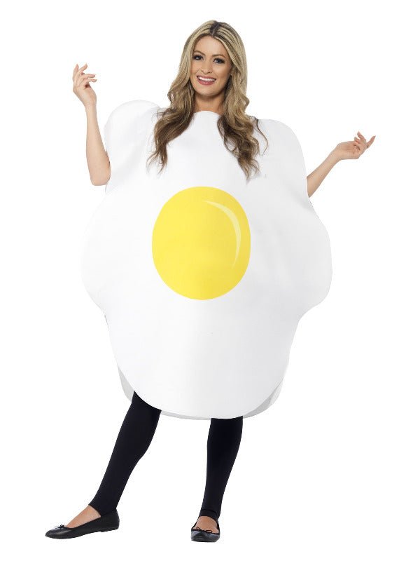 Egg Costume, White - Adult Weekender