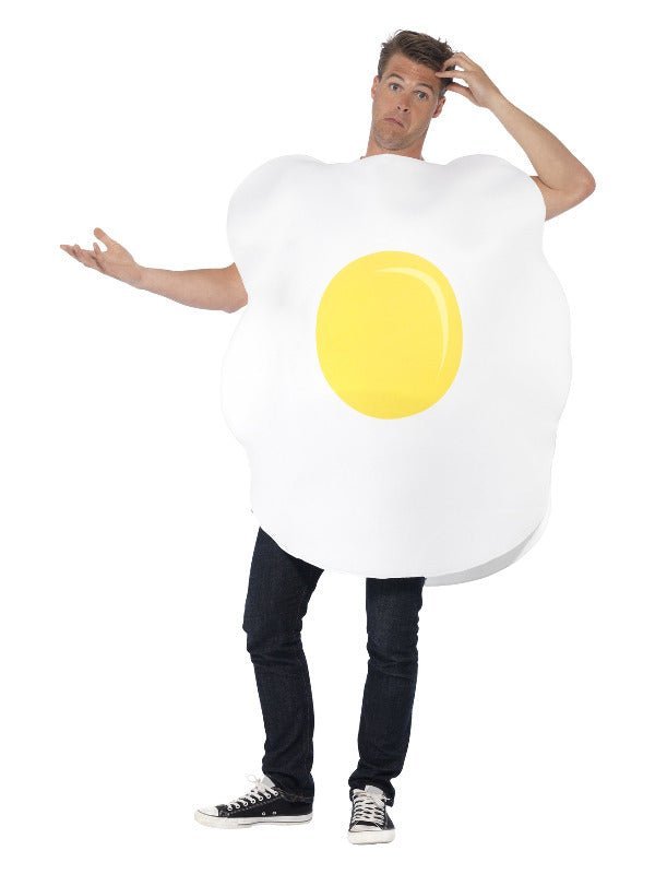 Egg Costume, White - Adult Weekender