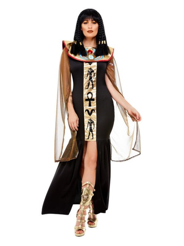 Egyptian Goddess Costume, Black - Adult Weekender