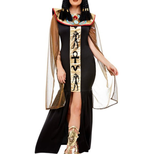 Egyptian Goddess Costume, Black - Adult Weekender