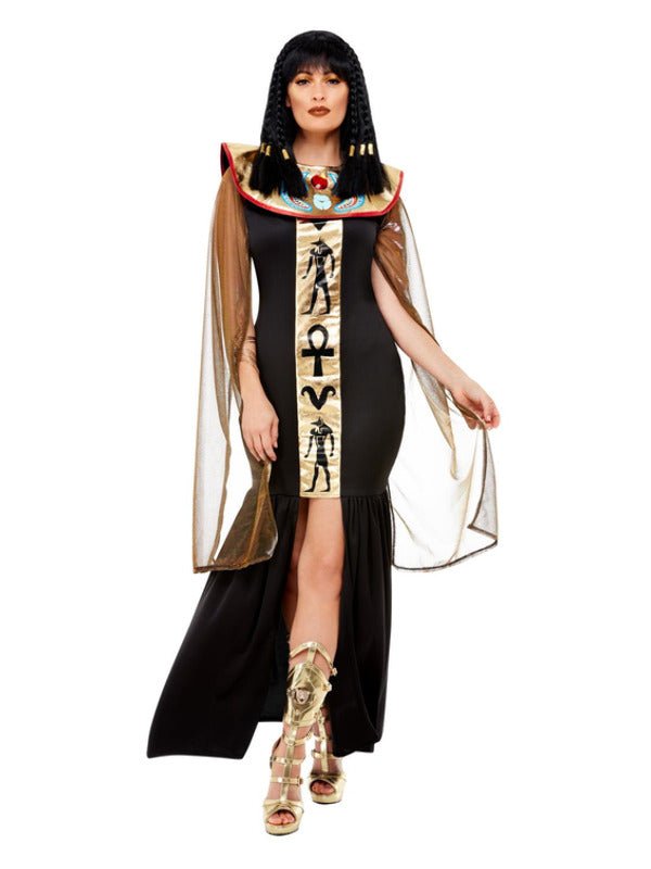 Egyptian Goddess Costume, Black - Adult Weekender