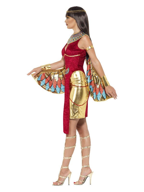 Egyptian Goddess Costume, Red - Adult Weekender