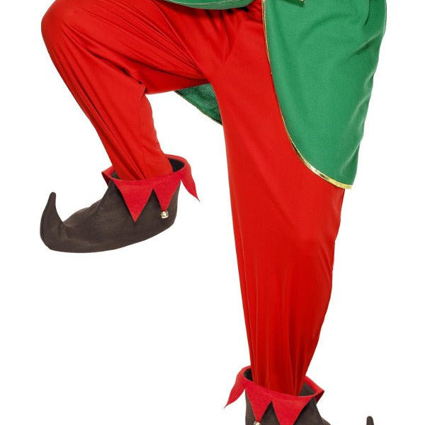 Elf Shoes with Bells, Brown - Adult Weekender
