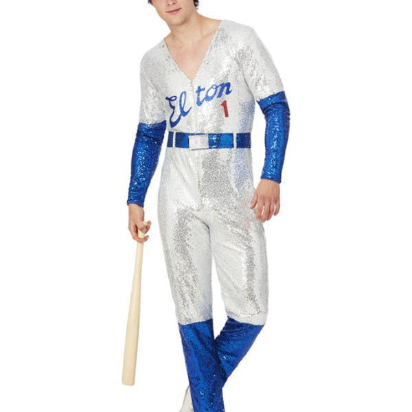 Elton John Deluxe Sequin Baseball Costume - Adult Weekender