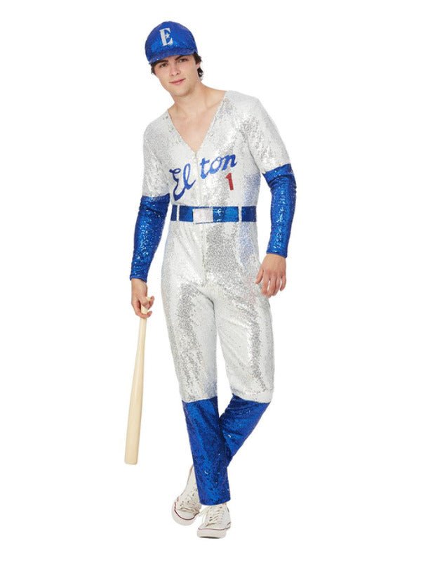 Elton John Deluxe Sequin Baseball Costume - Adult Weekender