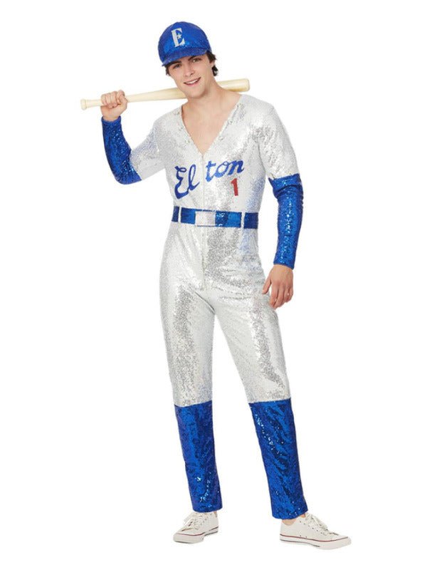 Elton John Deluxe Sequin Baseball Costume - Adult Weekender