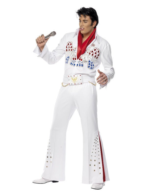 Elvis American Eagle Costume, White - Adult Weekender