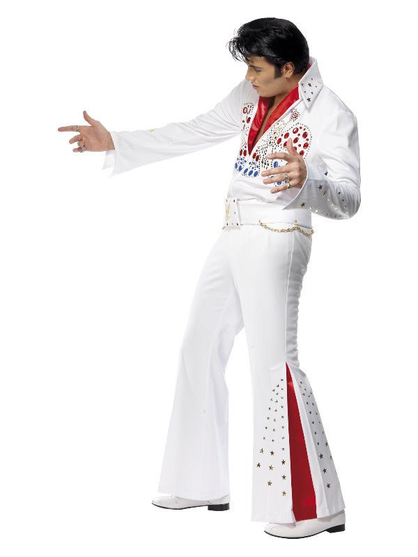Elvis American Eagle Costume, White - Adult Weekender