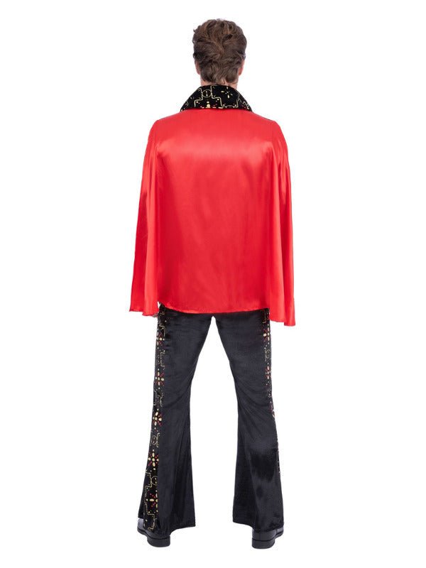 Elvis Black Rhinestone Costume - Adult Weekender