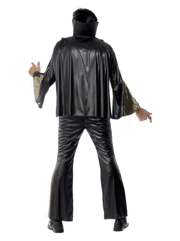 Elvis Costume, Black &amp; Gold - Adult Weekender
