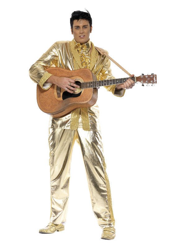 Elvis Costume, Gold - Adult Weekender
