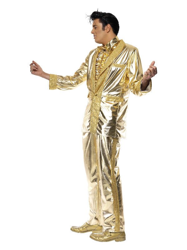 Elvis Costume, Gold - Adult Weekender